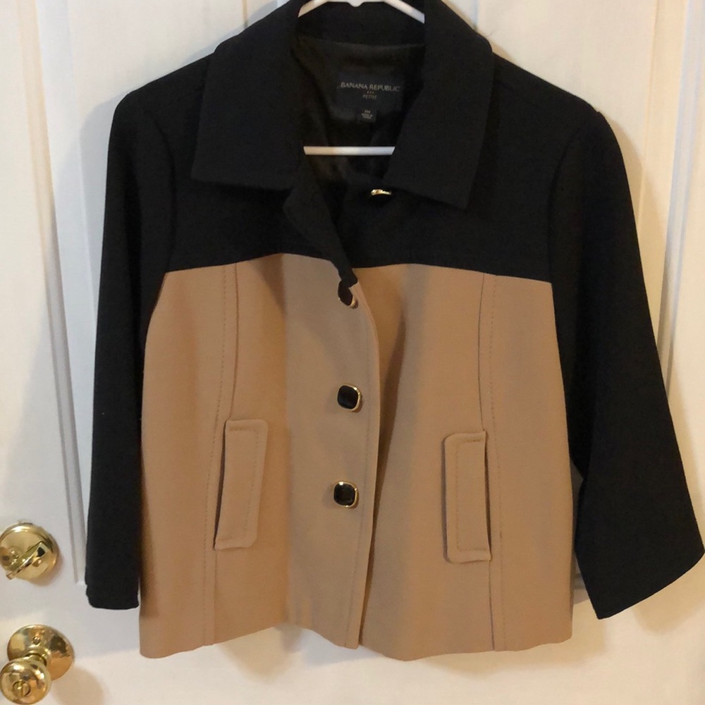Banana Republic brown and black blazer (PM)